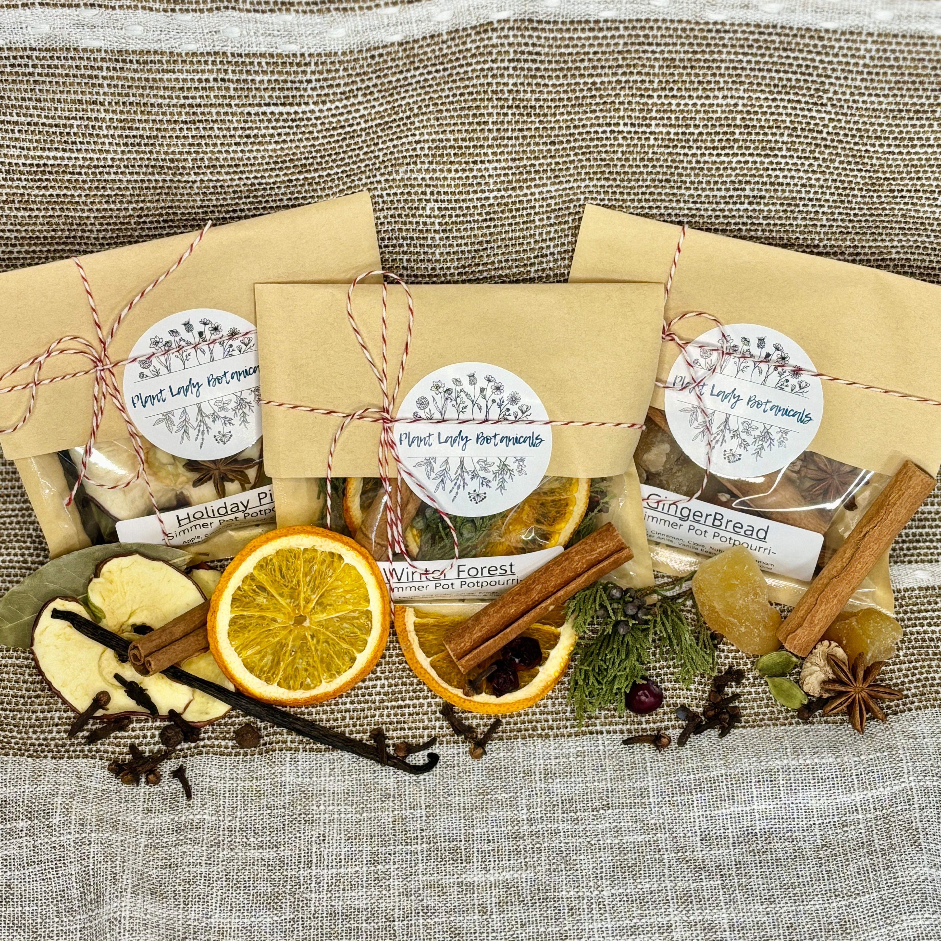 Holiday Trio Simmer Pot Potpourri Collection